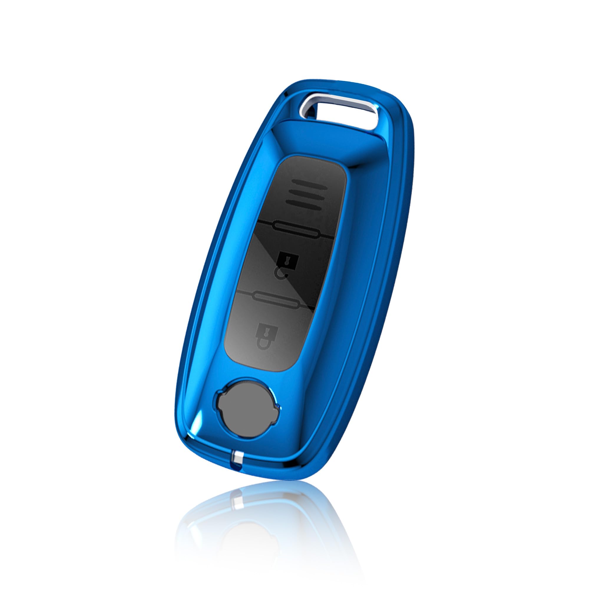 

PIMOHI Nissan X-Trail T33 Key Case, Sakura Key Cover, c28 e-power Serena, Aria, Smart Key Case, TPU Scratch-Resistant, blue синий