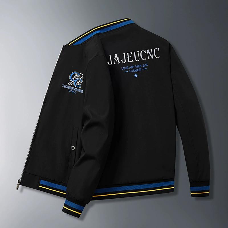 

Весенне-осенняя бейсбольная форма, мужское пальто с вышитыми буквами M чёрный