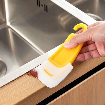 Raspador Macio de Silicone Raspador para Limpeza de Panelas Escova para Limpeza de Panelas Sujas de Fritura Utensílios de Limpeza de Cozinha