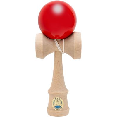 Onda Kendama Master Takumi, Certifierad av Japan Kendama Association, Lätt att använda för tävling, Röd Kendama med ersättningssnöre