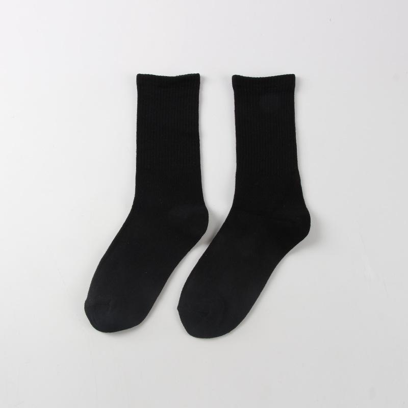 

Унисекс Базовые Черно-Белые Спортивные Носки из Органического Хлопка до Середины Икры One Size (35-45) чёрный