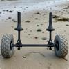Beach Trailer Cart Single Unit Load-Carrying Oversized Wheels Sand