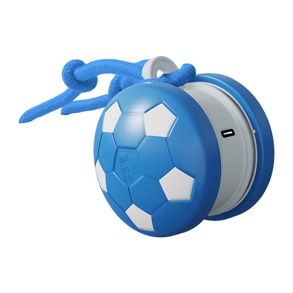 Automatic Pet Interactive Smart Rolling Ball with Tail Rope Quiet Obstacle Avoidance Electric Rolling Ball Self-entertaining синий
