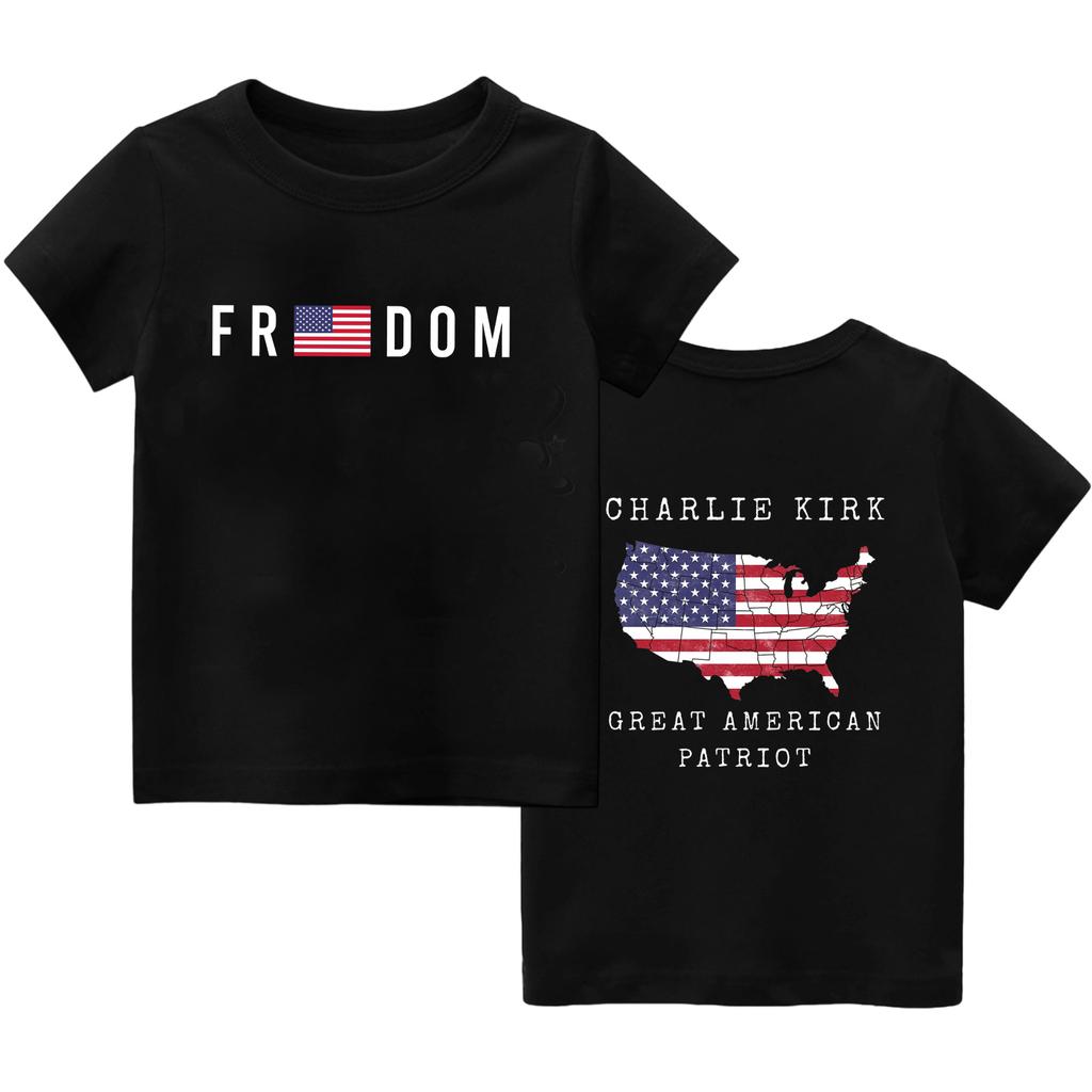 Toddler Girl Boy T-Shirts Kids Top Boys And Girls Printed Short Sleeved T-shirt 1-12Y Summ