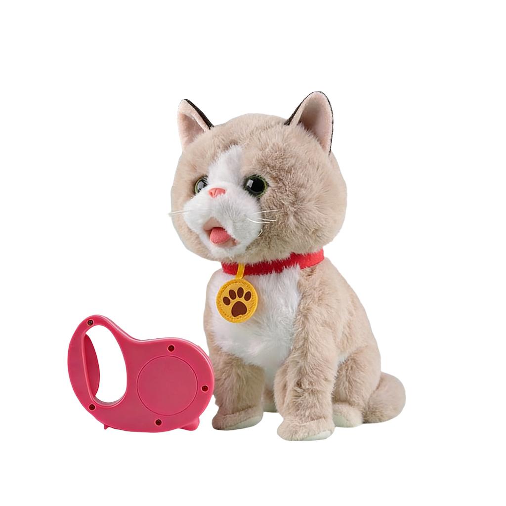 Electric Plush Toy Dog Sings, Sticks Out Tongue When Head Is Touched (random Leash)