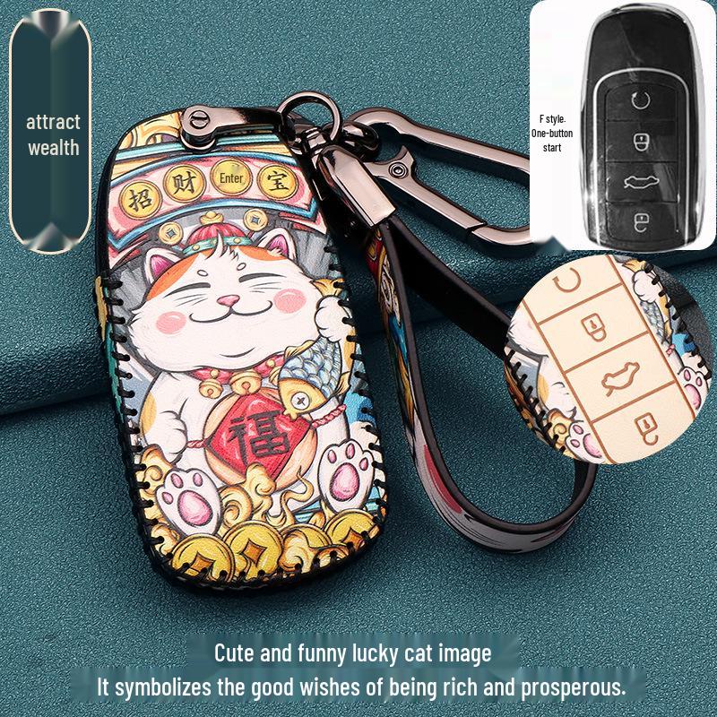 

Key Cover for 2023 Chery Omoda Tiggo 8 Plus E+ 7-Seater with Snap Button Standard