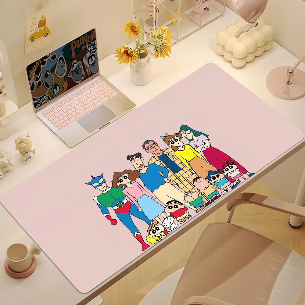 Cartoon S-Shin-chans C-Crayon Mouse Pad Non-slip Thickened MousePad Large Writing Lockedge Office Student Gaming Cushion