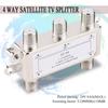 5-2400MHz SP-04 Splitter 4-fach Satellitenantenne Kabelfernsehen Verteiler F-Typ Heim TV Geräte Signalempfänger für SATV/CATV