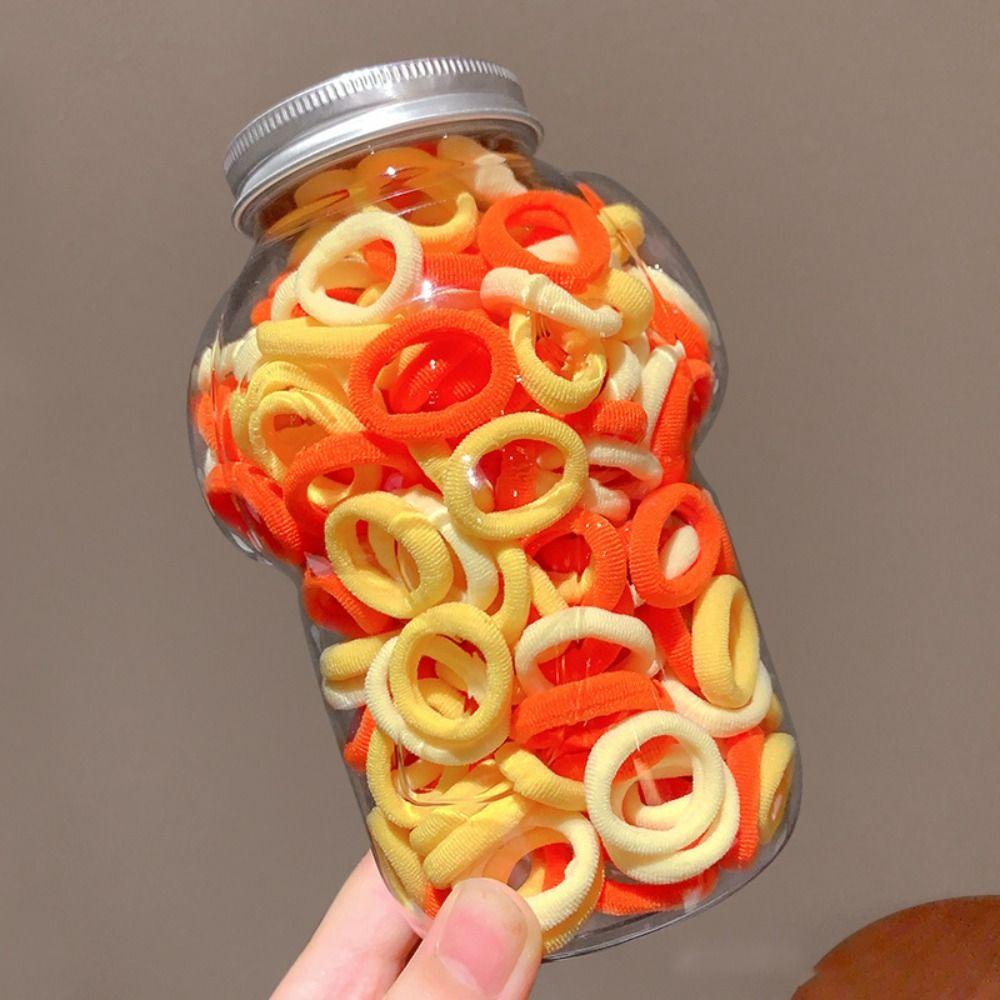 100ks/krabice Sponky do vlasů Elastické gumičky do vlasů Příslušenství do vlasů Držák na culík Gumičky Dámské