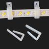 Universal 8-20mm LED Strip Fasteners Fix Clips Holder LED Connector Plastic Accessories For 2835 COB Neon Light Mounting Fixing