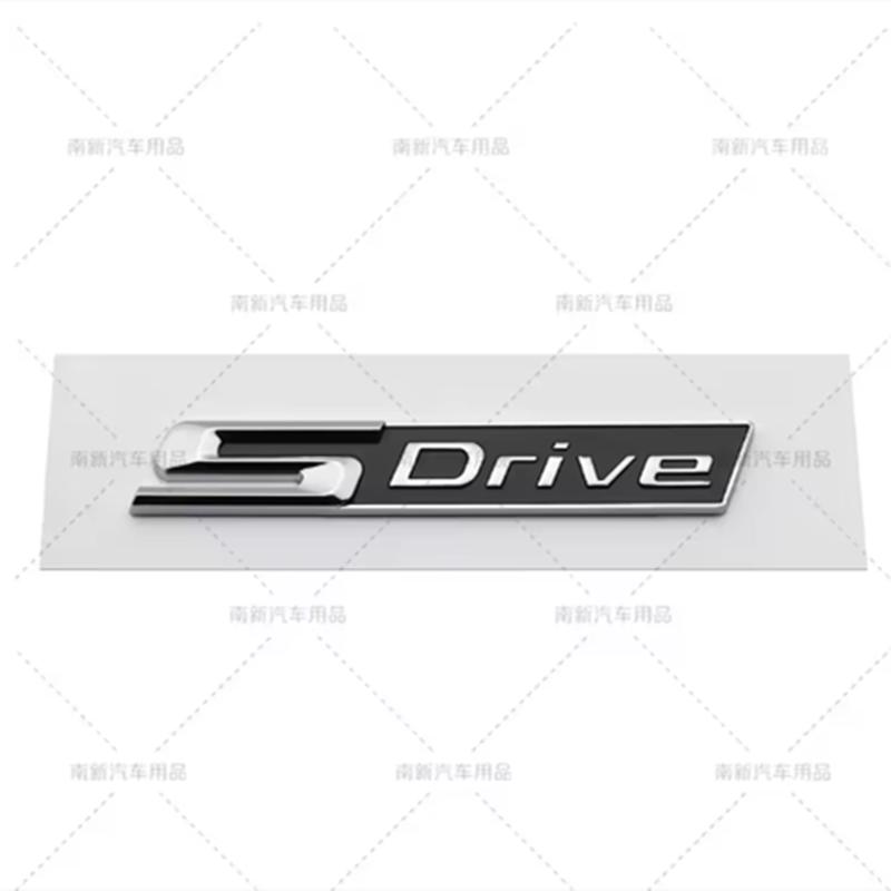 ABS Car XDrive SDrive Logo Emblem Badge Rear Boot Trunk Sticker Side Fender Decals For BMW 3 4 5 6 7 Series X1 X3 X5 X6 M3
