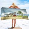 Dinosaur Beach Towel Watercolor Camping S for Boys Kids Quick Dry Ultra Absorbent Super Soft Blanket Pool