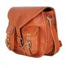 Kadın Vintage Hakiki Kahverengi Deri Messenger Omuz Çapraz Ceset Çanta Yeni