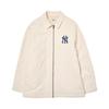 New MLB New York Yankees Shirt Unisex Dark Cream 3AWSV0146-50CRD