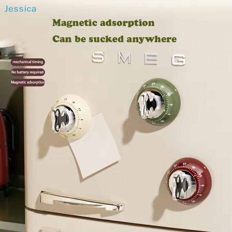 Kitchen Magnetic Timer-Mechanical Countdown Timer with Alarm, Colorful Cooking Timer for Baking & Meal Prep