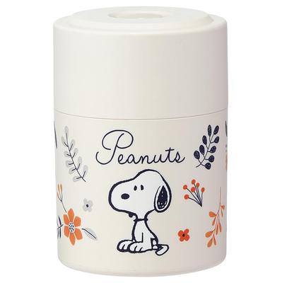 Skater Push Button Airtight Storage Snoopy Made In Container, 520ml, Design, Japan, POS5-A