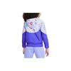 Nike Sportbekleidung Icon Clash Windrunner Abstraktes Muster Bedruckte Kapuzenjacke mit Reißverschluss Kinderjacken Blau DQ8879-085