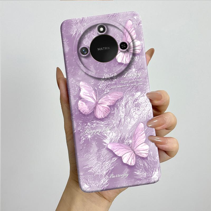 For Honor X9C Smart Phone Case X9cSmart Soft Silicone Funda Sweet Painted Fashion Cartoon Protective Capa Lovely Printing Cover