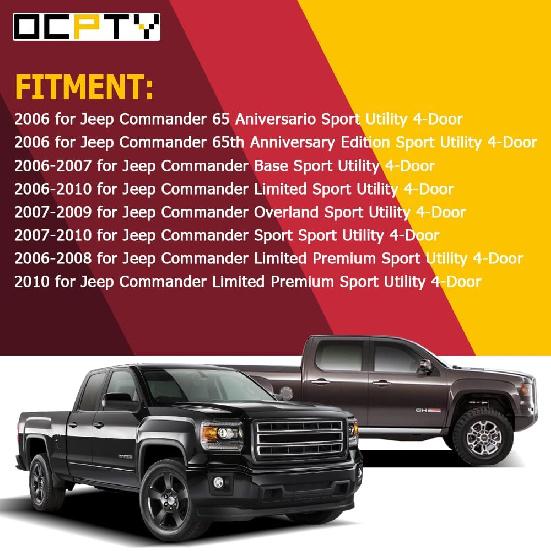 OCPTY Vnitřní kliky dveří Přední řidič Vlevo spolujezdec Vpravo Náhradní díl pasuje na 2006-2010 pro Jeep Commander Vnitřní kliky dveří Textura