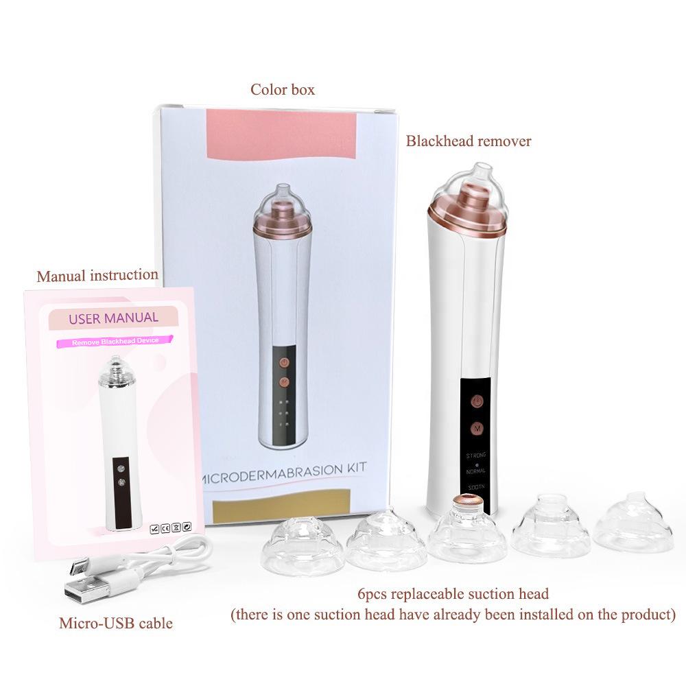 Rechargeable Blackhead & Pore Cleaner Suction Instrument