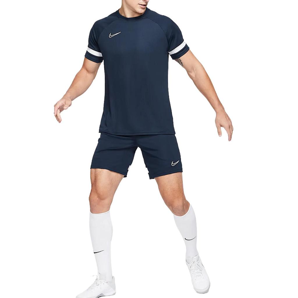 Nike Dri-Fit Academy Comfortable Versatile Simple Fashion Soccer Jersey Men Tops Blue CW6102-451