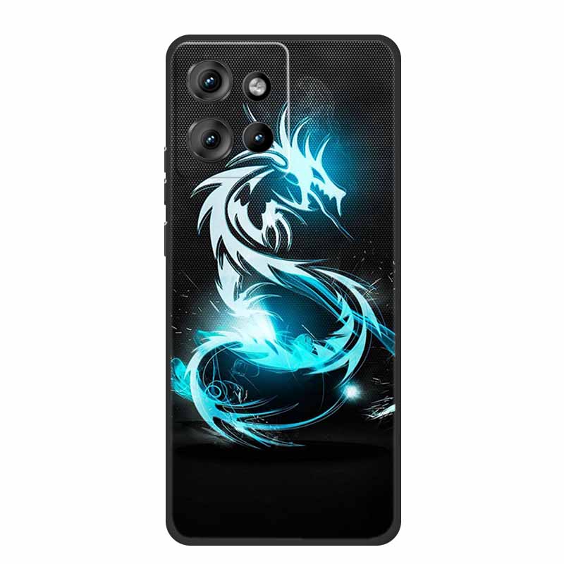 Phone Case For Motorola Moto G86 Power Edge 50 Neo G75 S50 Edge 50 5G Case S 50 Coque Shockproof Black Silicone Soft Back Cover