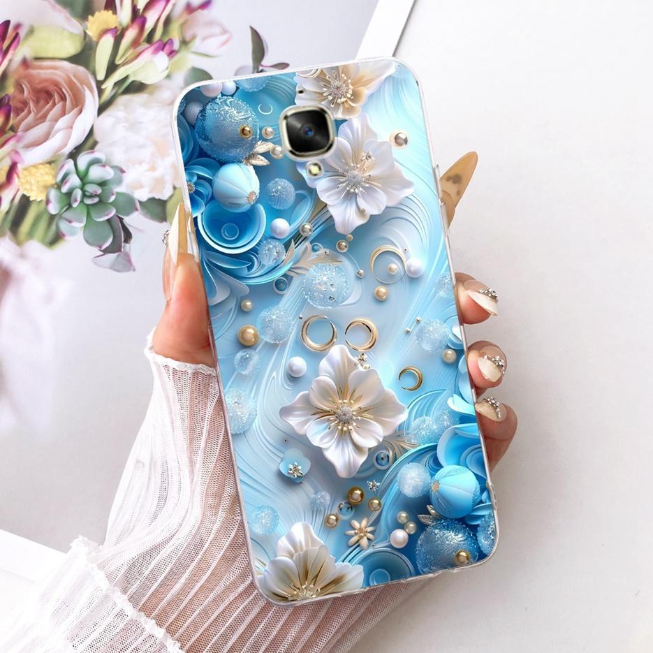 For Oneplus 3 Case A3000 Luxury Butterfly Tree Painted Cover 5.5'' Soft Silicone Phone Case For One plus 3 1+3 Oneplus3 4G Shell