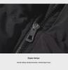 Men's and Women's Winter Stand Collar Down Jackets - Thick, Solid Color, Casual Fit