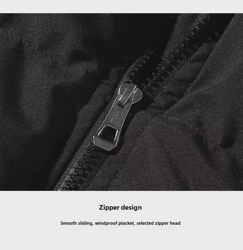 Men's and Women's Winter Stand Collar Down Jackets - Thick, Solid Color, Casual Fit