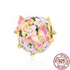 Spring New Charms Genuine Copper Floral Bee Firefly Style Butterfly Beads Fit Original Bracelet Necklace Handmade DIY Jewelry
