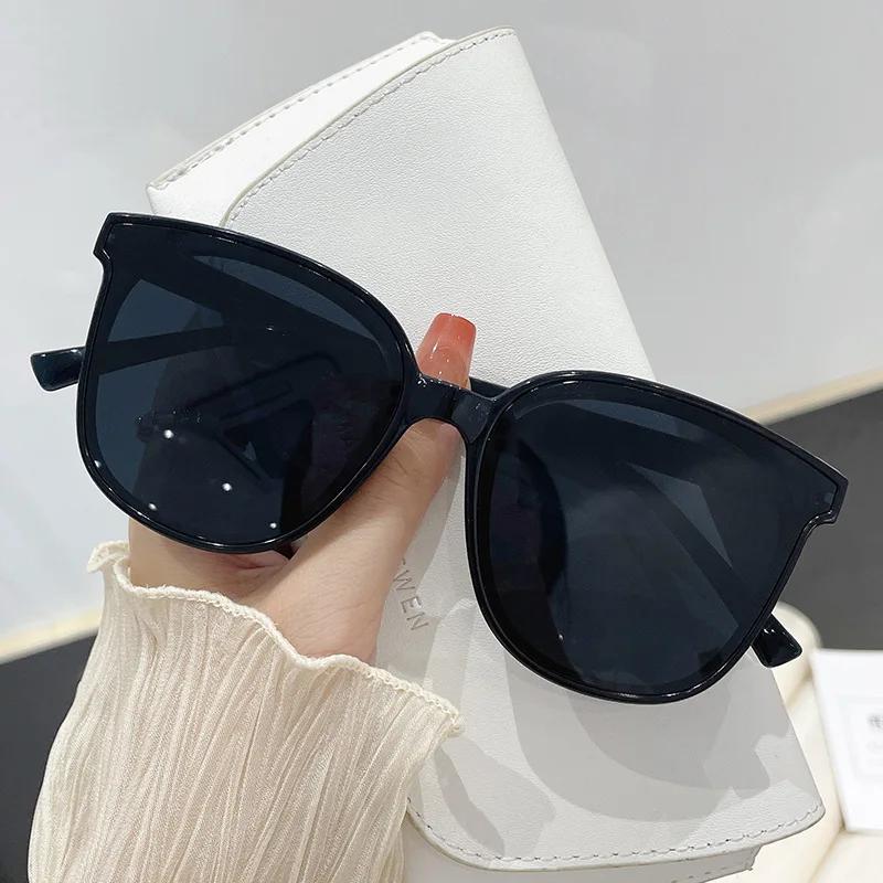 

Anti Ultraviolet Sun Glasses For Men Women Eyewear Uv400 Sunglasses For Unisex Personality Trend Black Square Frame Glasses