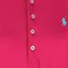 Polo Ralph Lauren SS23 Einfarbig Einreihig Gerader Schnitt Lässig Kurzarm Poloshirt Damen Oberteile Magenta 211870245-034