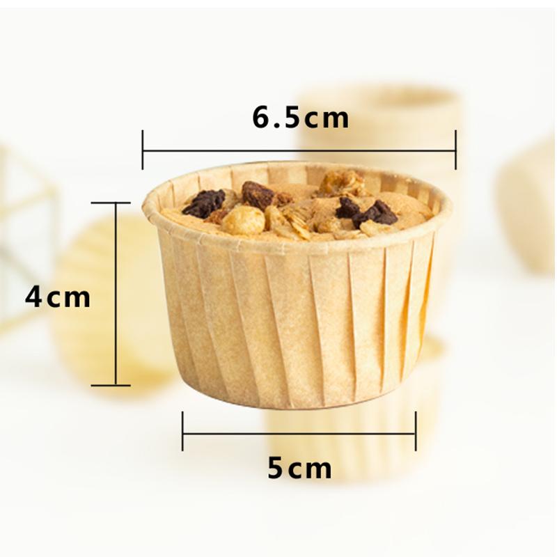 50Pcs/Lot Grease-proof Baking Cups Muffin Cake Cupcake Liners Wrappers Cases for Wedding Party Birthday Bakeware