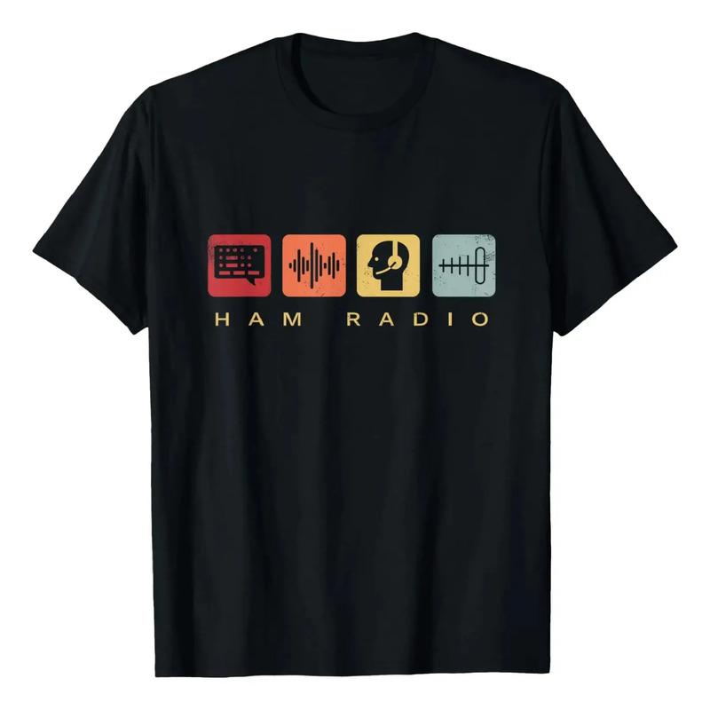Camiseta Retro Para Radioaficionados Ham Radio Operator S