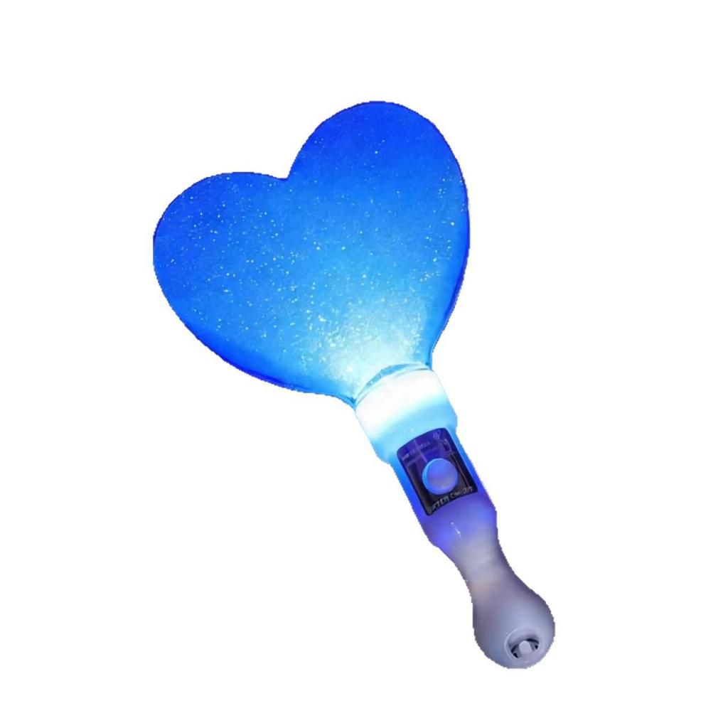 LED Heart Glow Stick for Concerts and Campus Events - Handheld Cheering Prop