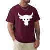 Dwayne Johnson Brahma Bull Tattoo Black T Shirt Cartoon T Shirt Men Unisex New Fashion Tshirt Free Shipping Funny Tops