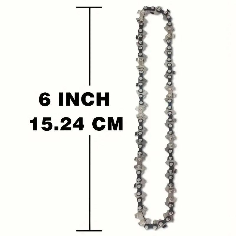 6Inch Mini Steel Chain saw Chains Electric Chainsaws Accessory Chains Replacement Mini Electric Chainsaw Chains