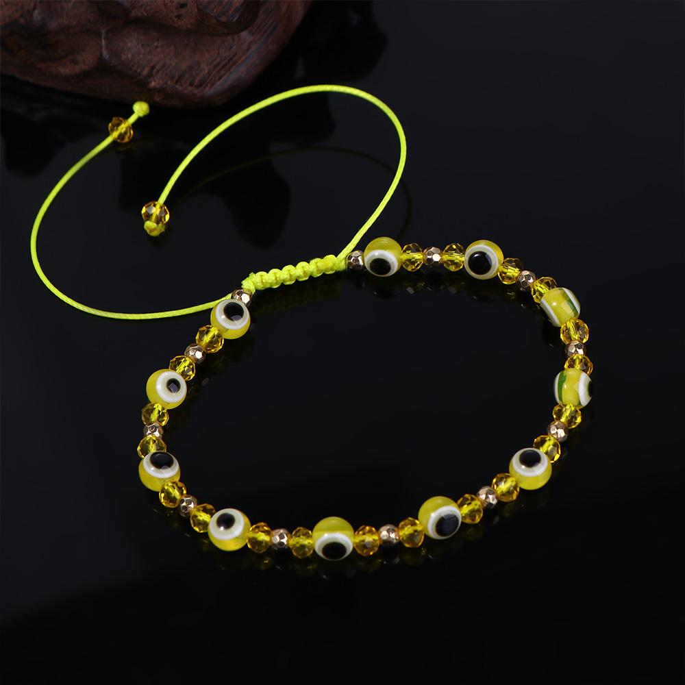 Day Gift Couple Crystal Bead Bracelet Demon Eye Bracelet Female Bracelet Fashion Jewelry
