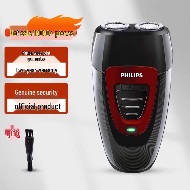 Philips PQ182/190 Tragbarer Elektrorasierer für Herren mit automatischem Schleifsystem