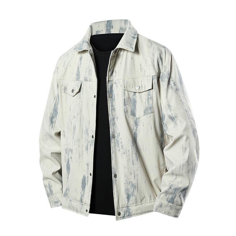 2026 Spring & Autumn Men's Trendy Jacket: Loose, Comfortable, Simple, Breathable Outerwear