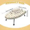 Small Tabletop Ironing Board Foldable Iron Heat Resistant Cover for Laundry Room