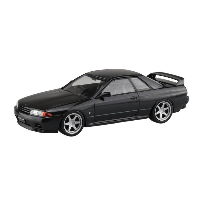 Aoshima Snap Kit No.14CU-BP Nissan R32 Skyline GT-R (Black Pearl Metallic) 1/32 Scale