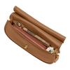 Coach Cashin 28 Adjustable Shoulder Strap Logo Leather Crescent Bag Large Women shoulder bag Brass Honey-Brown CY923-B4T7J