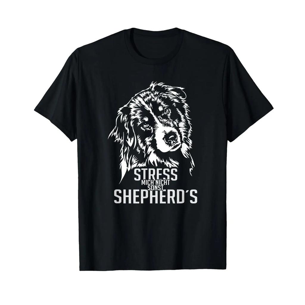 Dont Stress Me Out Or Else Shepherds Australian Shepherd Dog T Shirt Vintage Soft Stretched Unisex Breathable