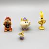 Disney Zestaw 4 żywicznych rękodzieł Ozdoby na biurko Mini modele do wnętrz Akcesoria do dekoracji domu Prezenty