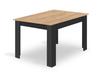 Set Of Np Table 120X80Cm Artisan Black Legs + 4 Wat Black Chairs / Black Legs