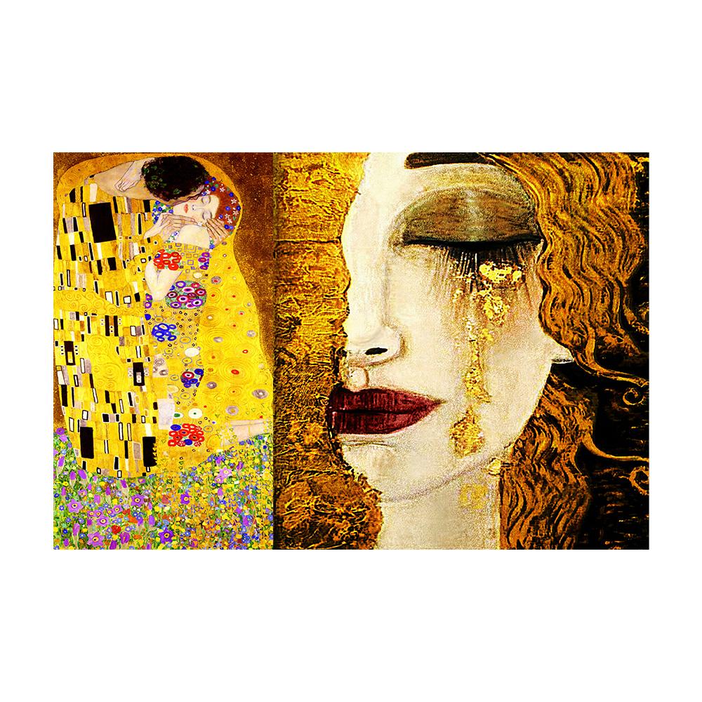 Modern Abstract Classic Gustav Klimt Family Painting On Canvas Posters And Prints Wall Art Picture For Living Room Cuadros Decor