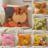 Bold Bright Fashion R-Riibrego Cartoon Cushion Cover Pillowcase Anti-Dustmite Invisible Zipper Short Plush Sofa Cushion