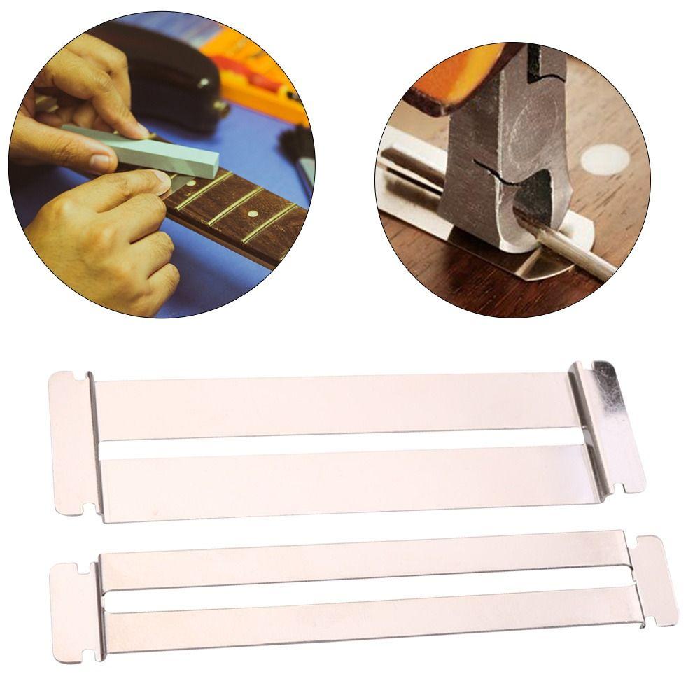 Repair Tool Guitar Fret Wire Fingerboard Protection Gasket Finger Plate Kit Sanding Stone Protector