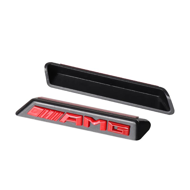 1 Peça Emblema AMG 3D ABS Adesivo de Emblema para Grade Frontal de Carro Para Mercedes Benz Amg X156 W204 W205 W203 W211 W212 W169 GLC CLK CLA A180